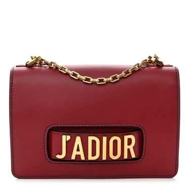 christian dior j adior flap bag|CHRISTIAN DIOR Calfskin J'Adior Chain Flap Bag Red.